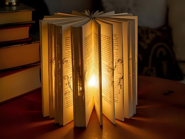 Kerstvakantieknutselen: Boekenlampje maken