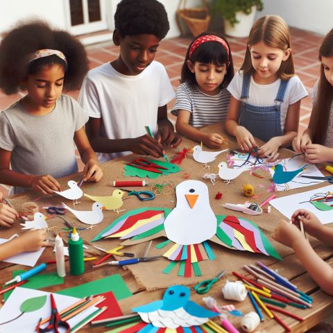 Kinderactiviteit Keti Koti: Vrijheidsvogel maken