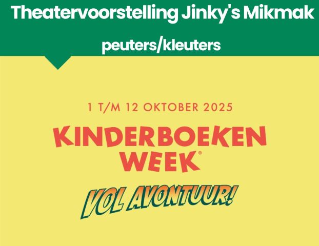 Kinderboekenweek: Theatervoorstelling Jinky's Mikmak (peuters/kleuters)