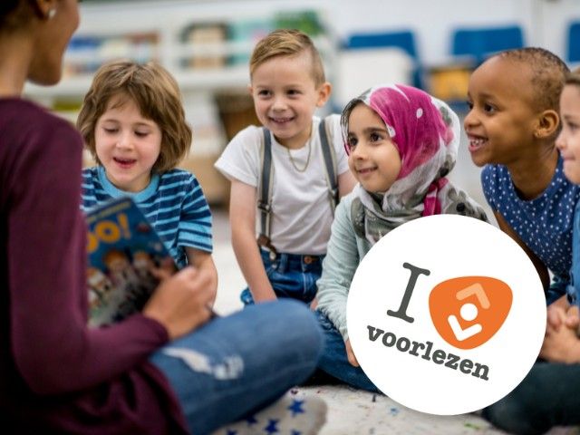 Voorleesmomentje in Grave