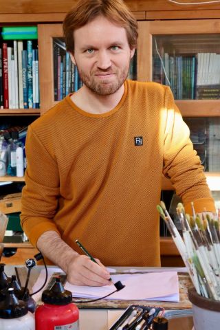 Inspiratieavond 'Waar lezen en tekenen samenkomen' met illustrator Martijn van der Linden