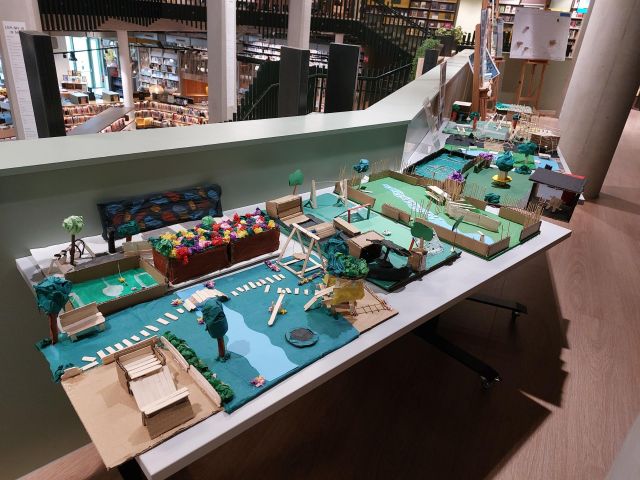 Expositie ontwerpwedstrijd scholieren voor duurzame Gnephoek