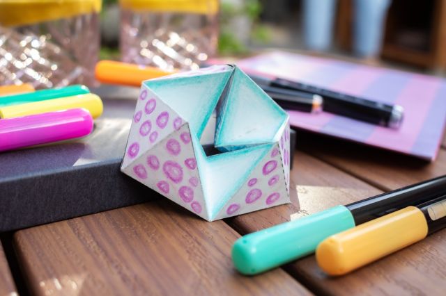 Herfstvakantieknutselen: Flextangle maken