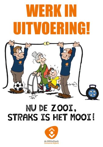 Bibliotheek Nijkerk gesloten i.v.m. verbouwing