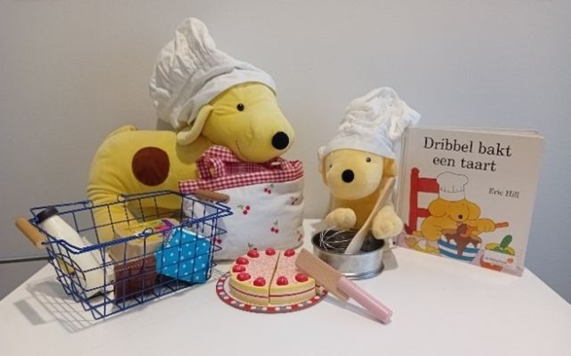 Vertelplatentas 'Dribbel bakt een taart'