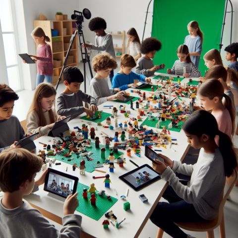 Greenscreen Stop Motion met LEGO (6-12jr)