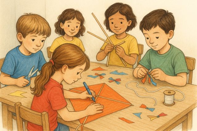 Zomerplezier: Workshop vliegers maken