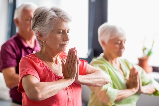 Proefles senioren yoga