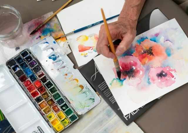 Workshop tekenen en waterverf