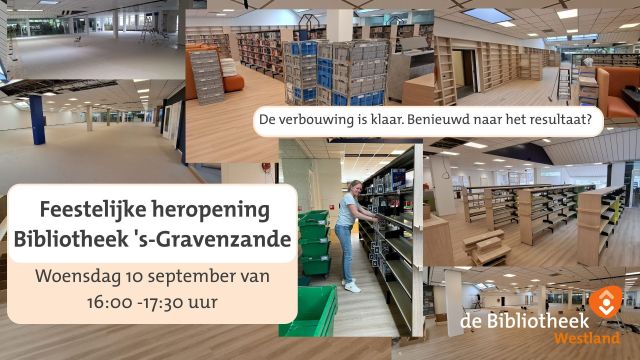Feestelijke heropening Bibliotheek 's-Gravenzande