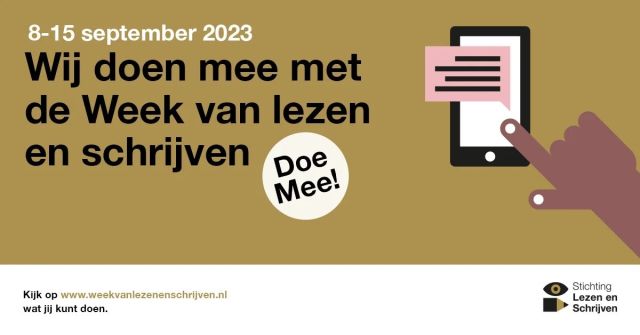 Week van lezen en schrijven