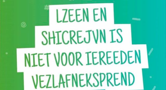 Week van Lezen en Schrijven