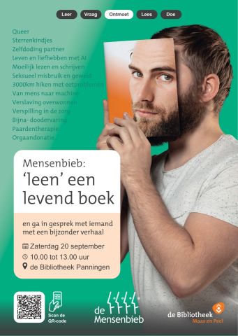 Mensenbieb 2025: Leen een levend boek