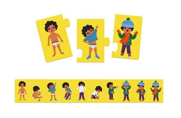 Puzzle: Ik kleed me aan! - Djeco