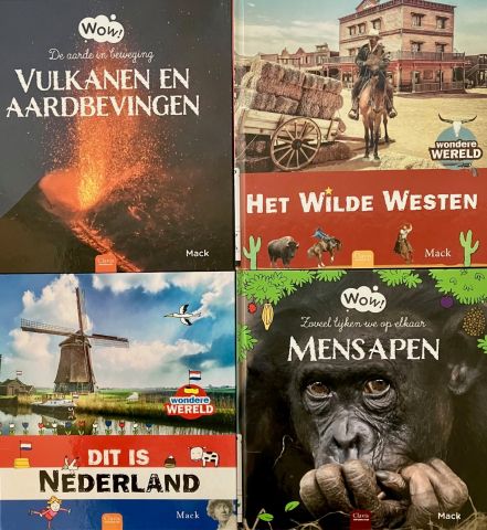 Mack's informatieve series 'Wow' en 'Wondere wereld'