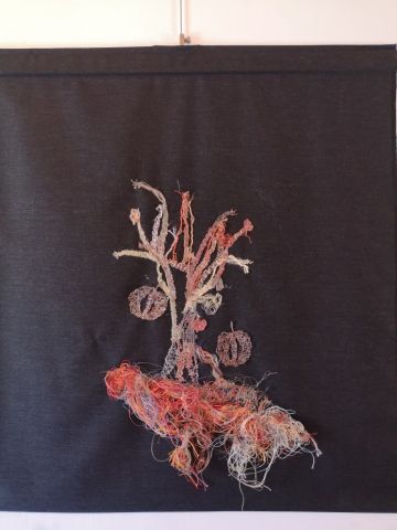 Expositie van textiele werken van Jozien Weststrate in Kapelle