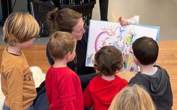 Engels voorlezen in de Bibliotheek
