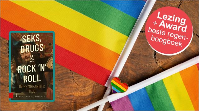 Uitreiking Silver Rainbow Award en auteursbezoek Benjamin Roberts
