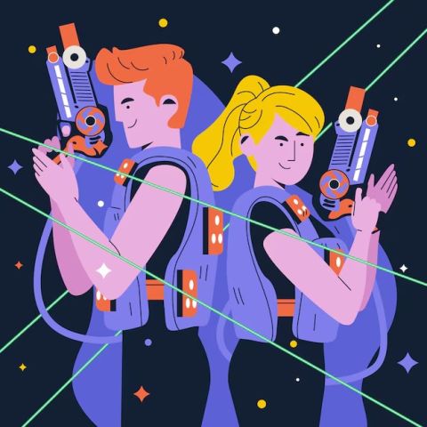 Lezergamen in de bieb