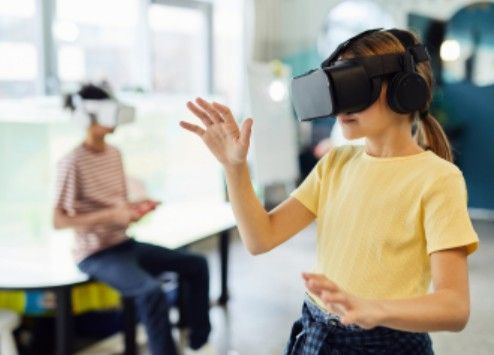 Bergbeklimmen met een VR-bril