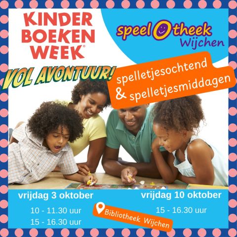 Avontuurlijke spelletjes in de Kinderboekenweek