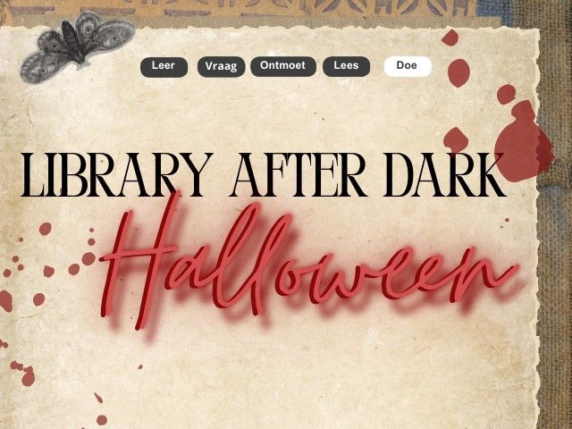 Library After Dark | Young Adult Event | Halloween editie 31-10-2025 19:00