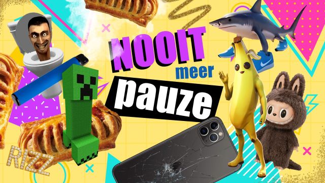 Nooit meer pauze!