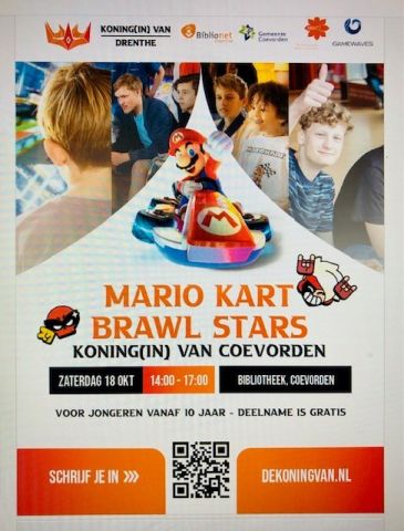 Game Toernooi Mario Kart en Brawl Stars