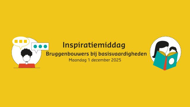 Inspiratiemiddag: bruggenbouwers bij basisvaardigheden (zaalverhuur)