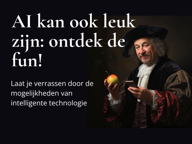 Workshop: AI kan ook leuk zijn | ontdek de fun!