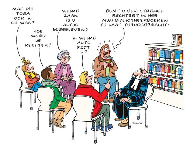 Meet the Judge in de bibliotheek