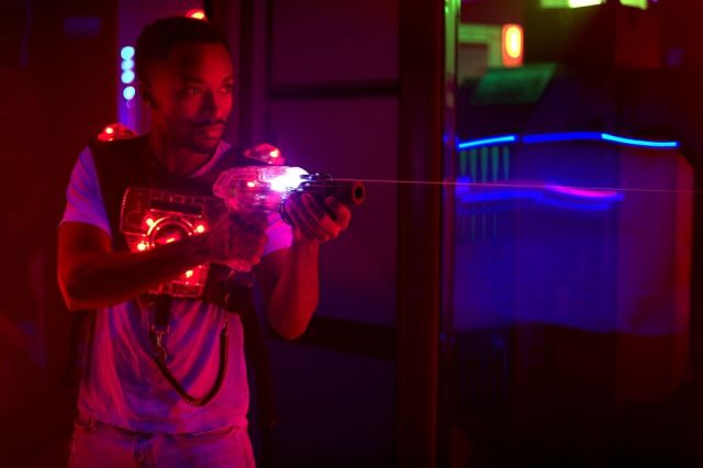 Lasergamen in de bieb met Gro-Up