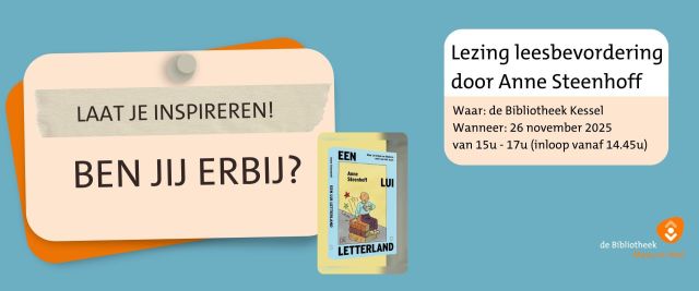 Netwerkbijeenkomst Lezing leesbevordering in het PO door Anne Steenhoff