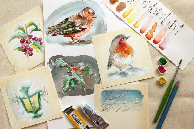Workshop: Winterse taferelen in aquarel