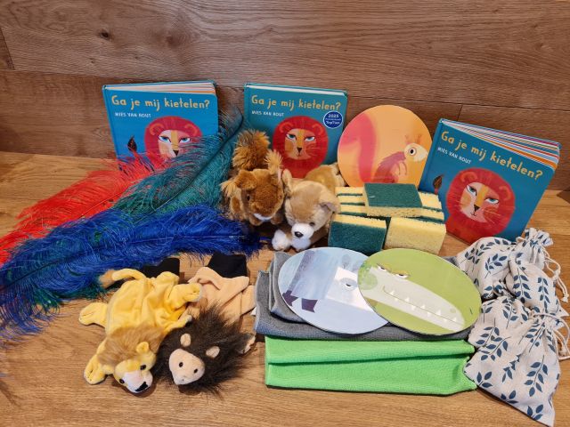 Voorleeskist: Ga je mij kietelen? (zintuigen, dapper zijn, kietelen, grenzen aangeven)