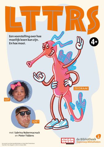 Voorstelling LTTRS: over lezen, smoesjes en zeedraken (4-8jr)