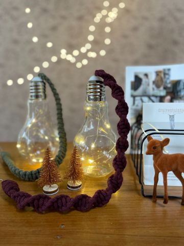 Workshop macramé lichtpeertje