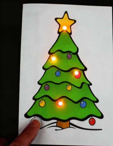 Workshop lichtgevende kerstkaart maken
