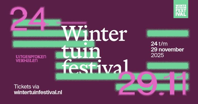 Wintertuinfestival | Festivalavond