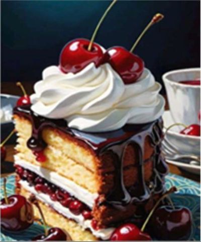 Workshop schilderen: Kers op de taart