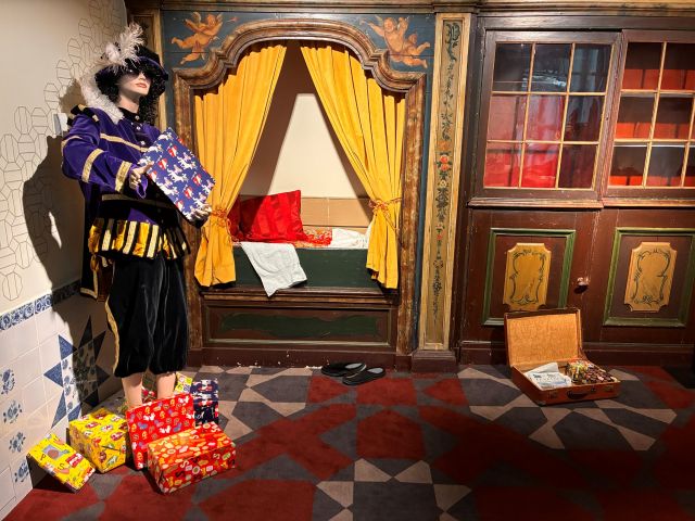 Sinterklaas slaapt in De Tiid