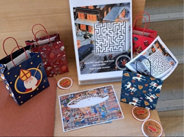 Sinterklaas: puzzelspeurtocht en Pietje knutselen in de bibliotheek