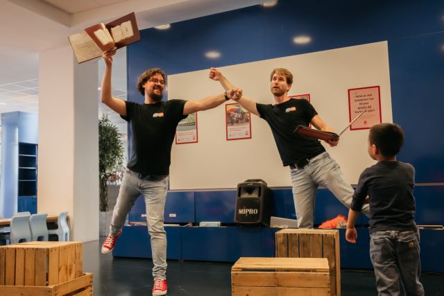 Theatervoorstelling Sjors & Ruud spelen een prentenboek | Westwijk | 3+