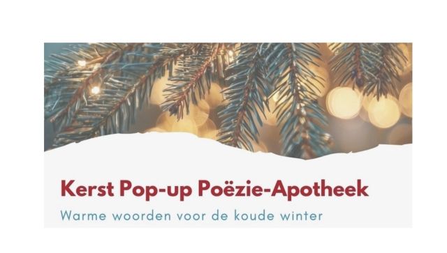 Kerst Pop-up Poëzie-Apotheek