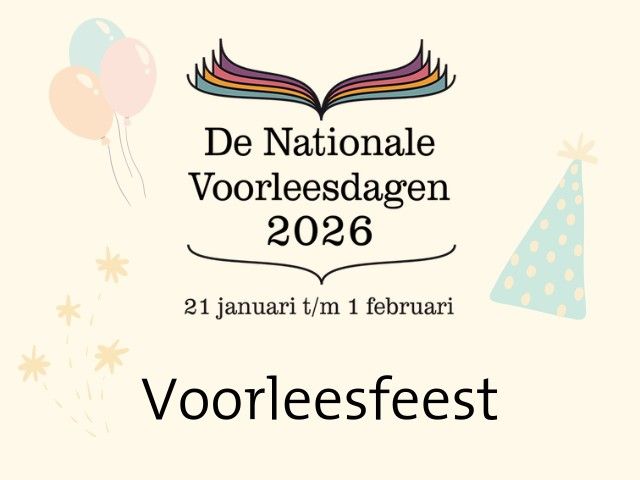 Voorleesfeest ! (3+) 21-01-2026 15:00