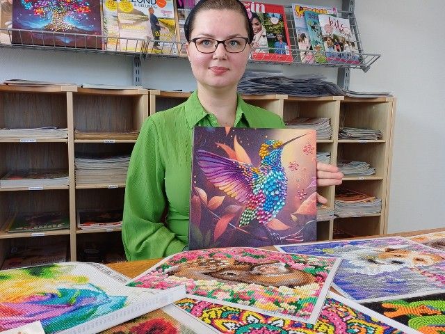Diamond Painting in de bieb