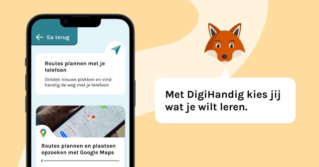 DigiHandig cursus voor smartphone en tablet