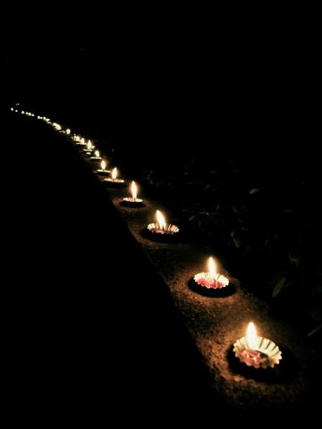 Candle night in Bibliotheek Hengelo