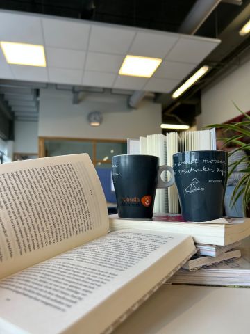 Boekenproeverij in het BDC