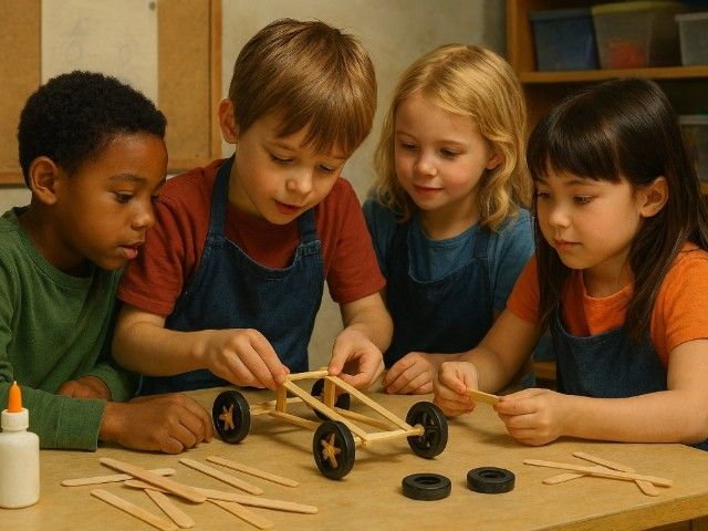 Workshop van Little Engineers Academy: Maak je eigen raceauto